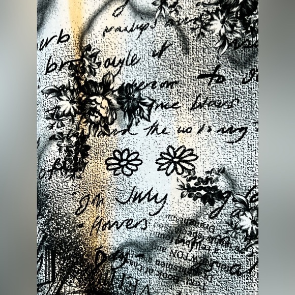 Sale Nygard Women's Blouse Size XL White Black V-neck Short Sleeves - Picture 6 of 13